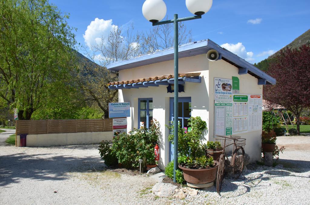 Camping Calme Et Nature Castellane Exteriér fotografie